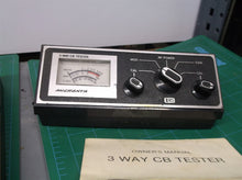 Vintage Micronta 3-Way CB Tester 21-526 With Manual Tandy Radio Shack no box