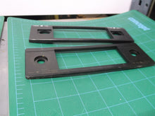 2 vintage car radio face plates
