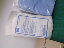 3 pcs Medline OR Towels, 16X22, Blue, 6/Pack Shop Towels, Sterile, Washable, Mec