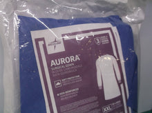 Medline Sterile Non-Reinforced Aurora Surgical Gown XX-Large, Blue