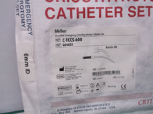 COOK G04652 Melker Uncuffed Emergency Cricothyrotomy Catheter Set 6mm ID C-TCCS-