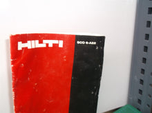 Manual only for a HILTI SCO 6-A22 CORDLESS CUT-OUT TOOL Finishing Cuter