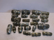 (24) Misc Mostly Flare Fittings JIC & O-Ring Seal