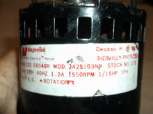 JA2S103N# Magnetek Fan Motor Group 573 208-230V 60Hz 1.2A 1550RPM 1/15HP