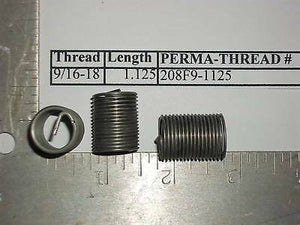 10NEW 9/16-18 X 1.125 Helicoil Thread Inserts Stainless