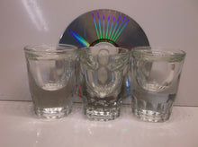 (3) Thick Walled Heavy Shot Glasses