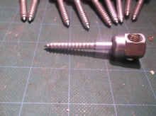 Lot Of (10) Wood Sidewinder Screws - Horizontal For Threaded Rod ~2.5 in