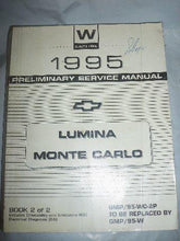 1995 Chevy Lumina Monte Carlo Preliminary Service Manual