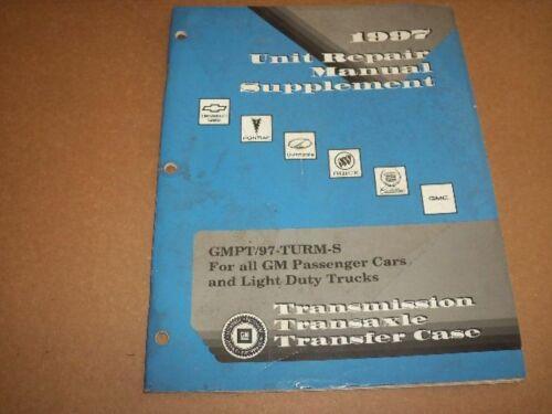 1997 Chevy Corvette Transmission Transaxle Transfer Case Manual Supplement