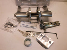 883351276573 Kwikset Balboa Satin Nickel Keyed Entry Lever Set