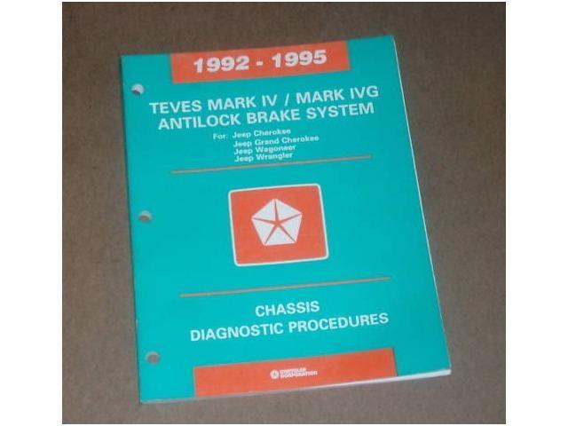 1992-95 Jeep Cherokee TEVES Mark IV IVG Service Manual