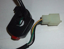 Right handlebar switch with engine start and engine on and off