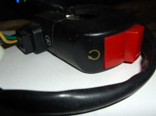 Right handlebar switch with engine start and engine on and off