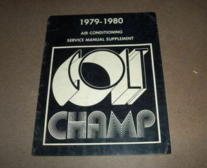 1979-80 Dodge Colt Plymouth Champ A/C Su Service Manual