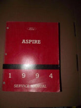 1994 Ford Aspire Service Manual