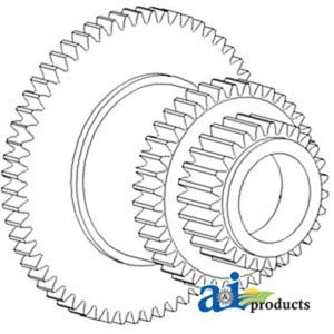 530699R1 Gear Differential Spool Fits Case-IH: 1460,1470,1480,1644,1660,1666,
