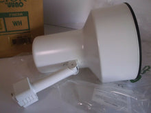 V614B-WH Vector By Juno Black On White Track Light Fixture 7" X 6" X 6"