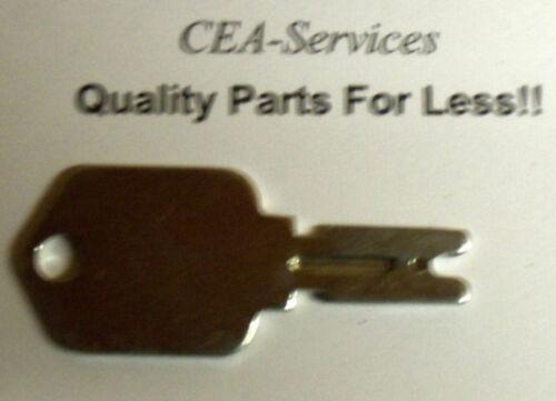 (1) Key Fits Pollak Clark Yale Hyster Komatsu Mustang Gradall Gehl Daewoo 166 A3