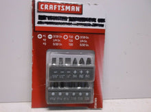 12 Pc Craftsman Bit Set For Ratcheting Screw Drivers