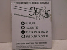 12 Pc Craftsman Bit Set For Ratcheting Screw Drivers