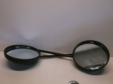 4" Round Scooter Mirror Set 9" Post 5mm