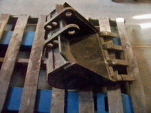 18" Good Used Backhoe Utility Bucket 1-1/4" Pin 4-5/8" Ear Gap 4-1/8" C-to-C Pin