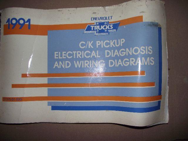 1991 Chevrolet C/K Pickup Electrical Diagrams and Diagnosis Manual