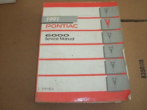 1991 Pontiac 6000 Service Manual