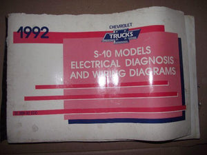 1992 Chevy S-10 Electrical Diagnosis and Wiring Diagrams Manual