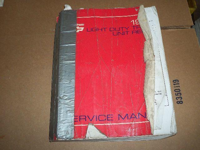 1993 Chevy Light Duty Trucks Unit Repair Manual