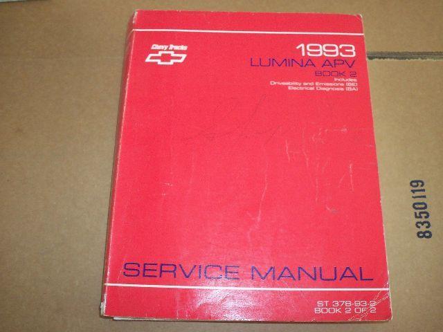 1993 Chevy Lumina APV Electrical Diagnosis Service Manual