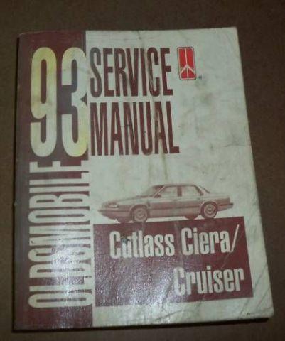 1993 Olds Cutlass Ciera Cruiser Dealer Service Manual