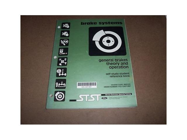 1994 Ford Brake Theory & Operation Training Manual