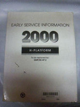 2000 Pontiac Bonneville H-Platform Dealer Service Manual OEM