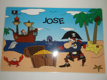 Personalized Boys Name Placements with Dry Erase Games On Back - "Jose"