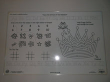 Personalized Girls Princess Name Placements with Dry Erase Games On Back