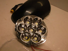 BMing 3 Pin Connector Head Light 7 LED , Horn, Oval