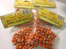 (4) Packs Of Krafter's Korner Barrel Shape Wooden Beads