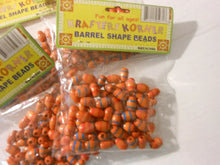 (4) Packs Of Krafter's Korner Barrel Shape Wooden Beads
