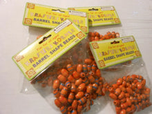 (4) Packs Of Krafter's Korner Barrel Shape Wooden Beads